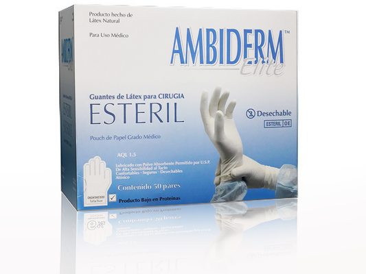 Ambiderm Elite Latex Surgical Gloves