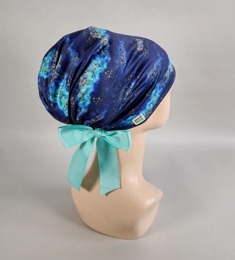 Gorro Dama Nebulosa Azul