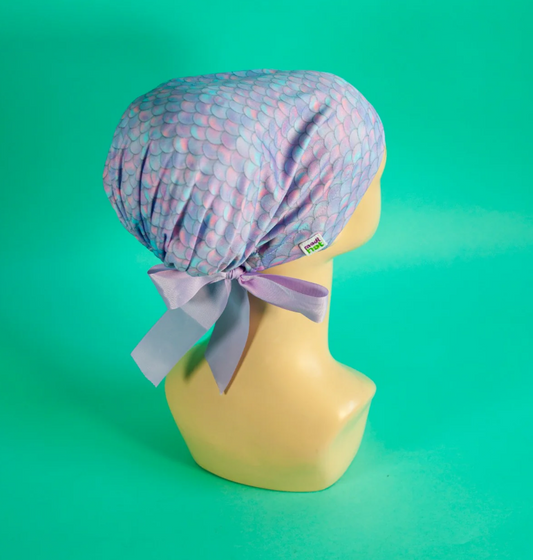 Gorro Dama Escamas Pastel