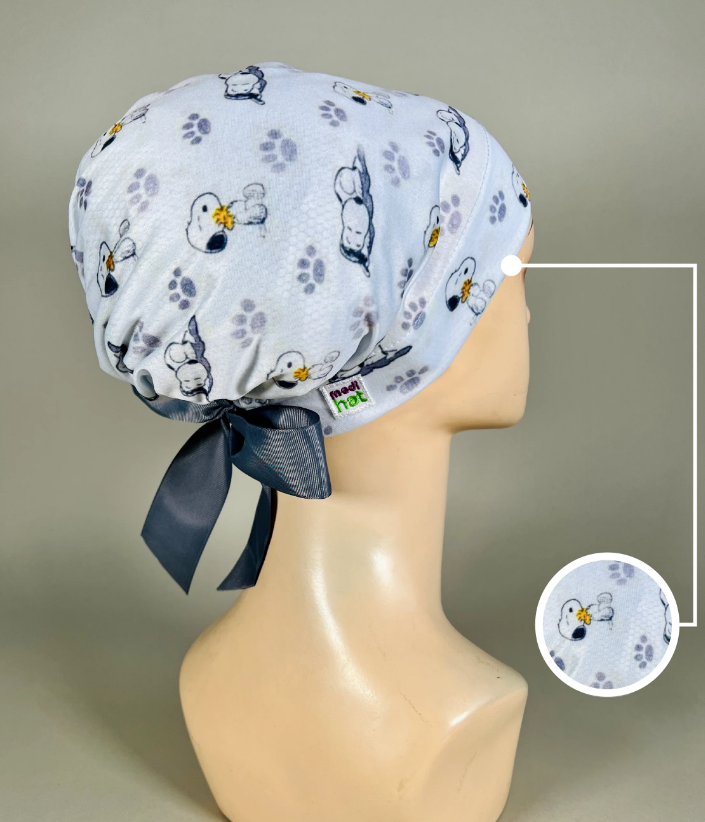 Gorro Dama Snoopy Huellitas