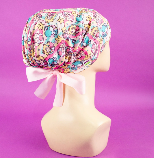 Gorro Dama Peach & Yoshi