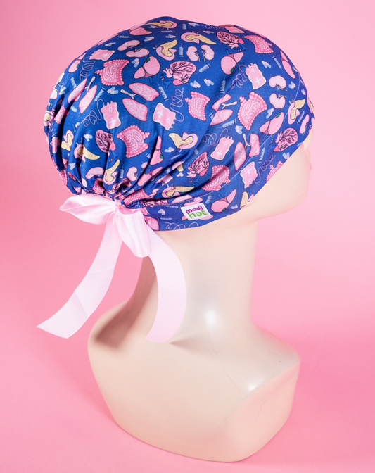 Gorro Dama Organitos Azul