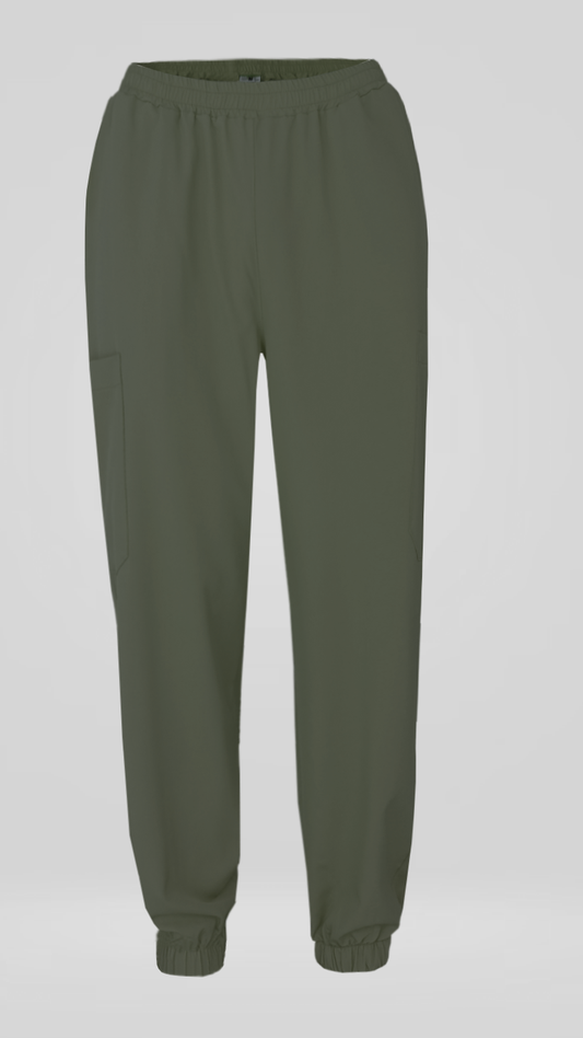 Pantalón Quirúrgico Repelente Polly Unisex Verde Militar