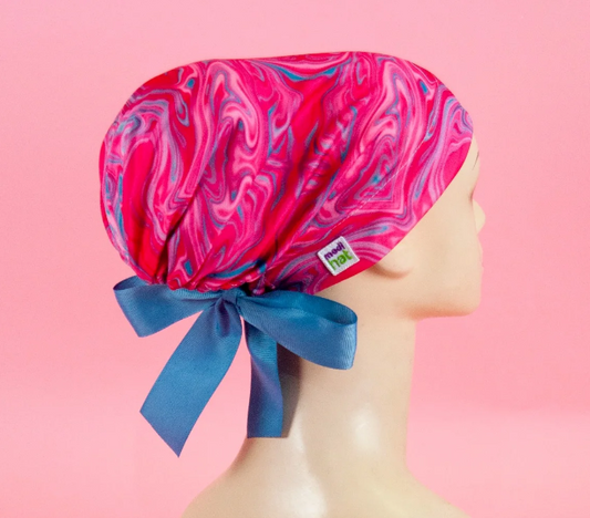 Gorro Dama Azul Magenta Diluido