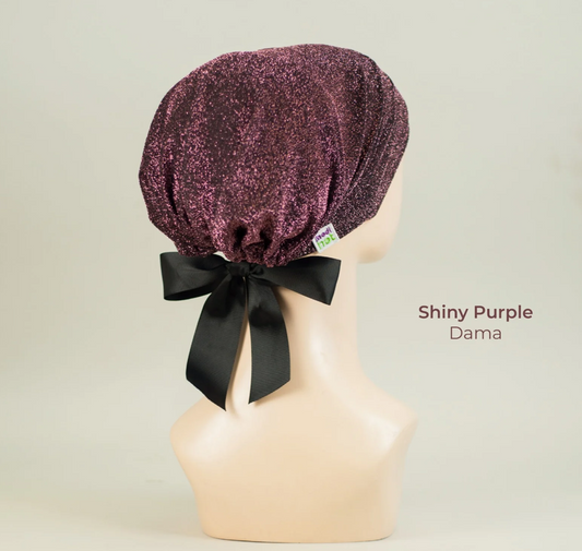 Gorro Dama Shiny Purple