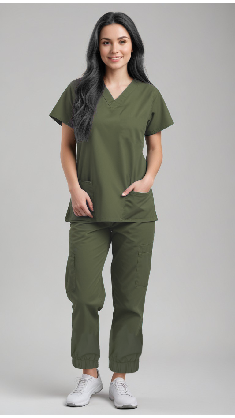 Uniforme Quirúrgico Kit Repelente Polly Dama Verde Militar – LALEO Dental