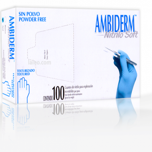 Ambiderm soft nitrile gloves