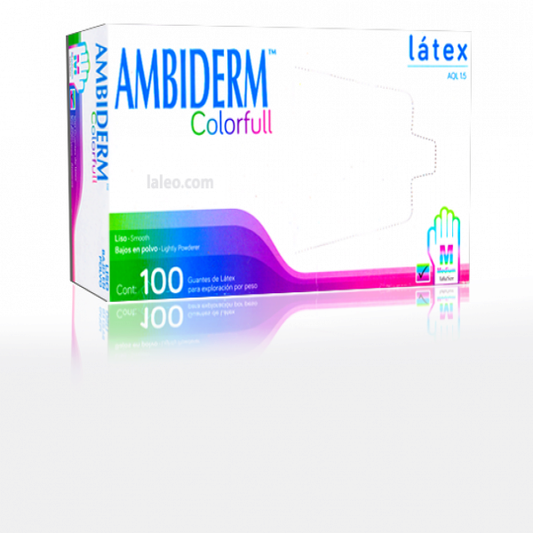 Ambiderm colorfull latex gloves