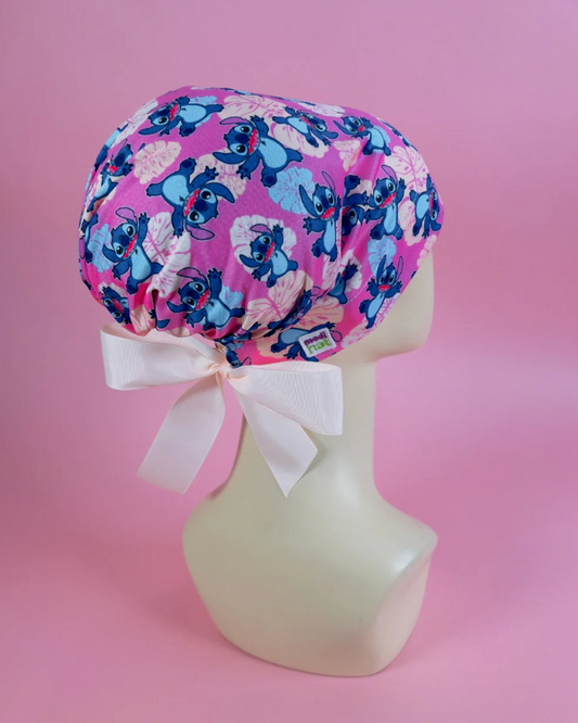 Gorro Dama Stitch Rosa