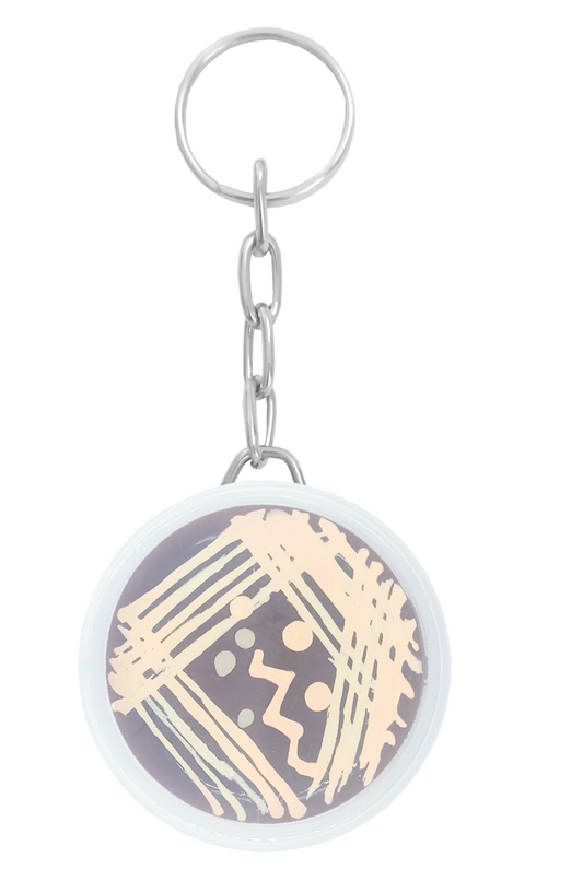 Llavero Agar Café Estrias Crema