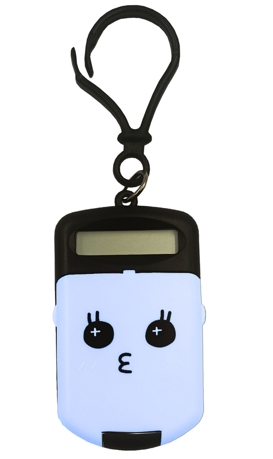Mini calculadora  llavero teléfono negro