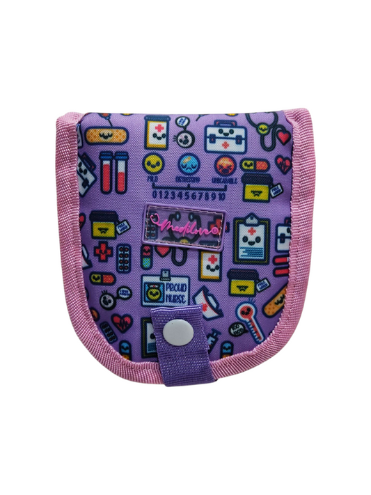 Salva bolsillos morado kawai