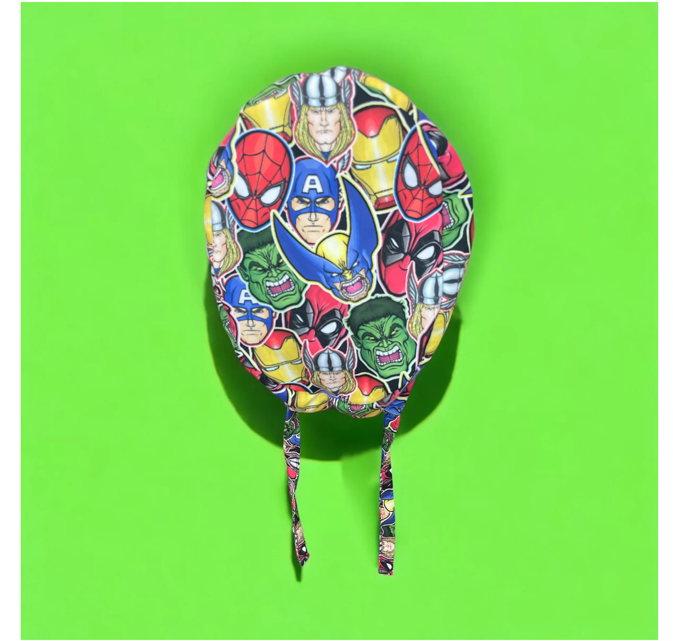 Gorro Quirúrgico Unisex Avengers X Caras