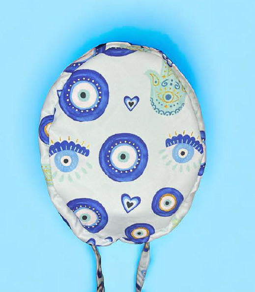 Gorro Unisex Ojos Azul Dorado