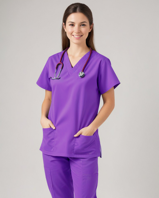 Uniforme Quirúrgico Kit Repelente Polly Dama Morado