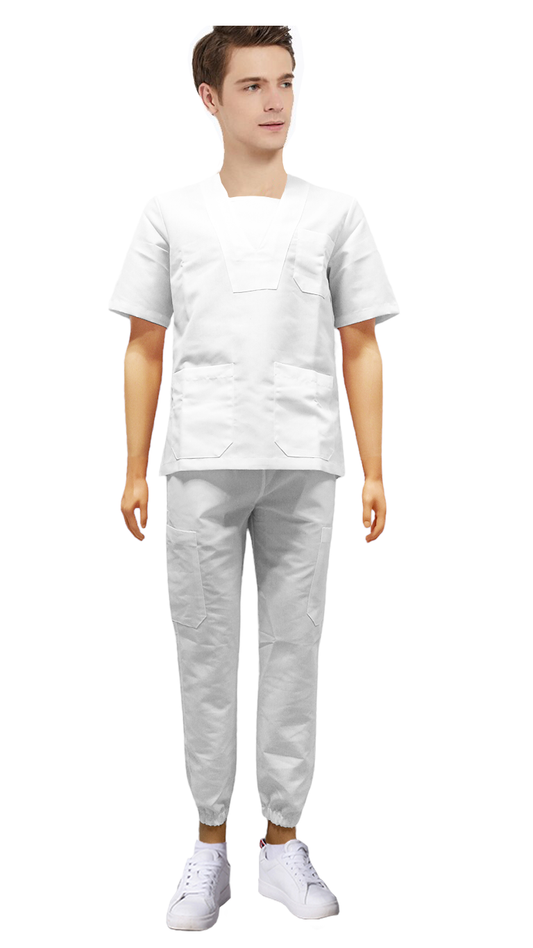 Unisex Surgical Uniform 80-20 LALEO White